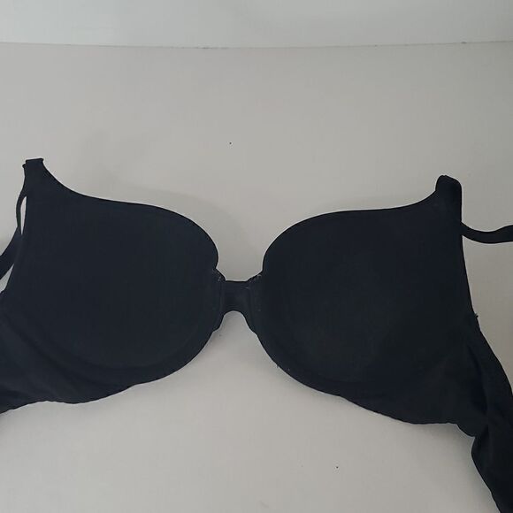 Victoria's Secret Perfect Shape Padded Black Underwire Bra Size 32A - Picture 7 of 10